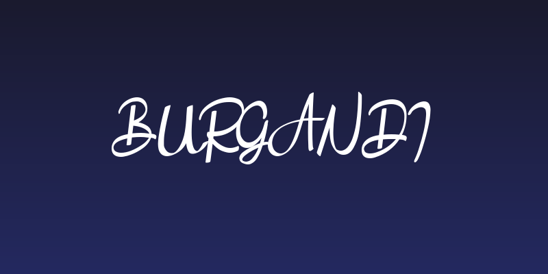 Burgandi Social Header