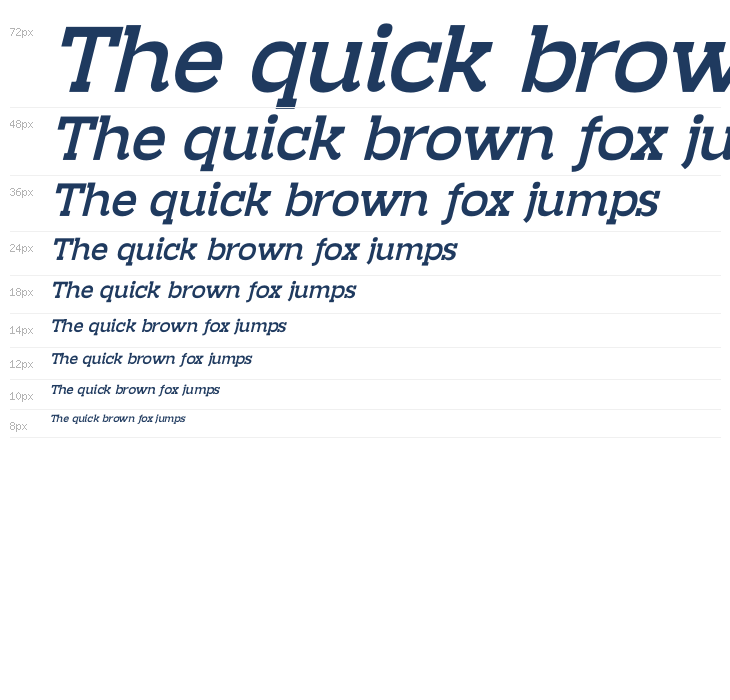 Burgela DEMO VERSION Italic Waterfall