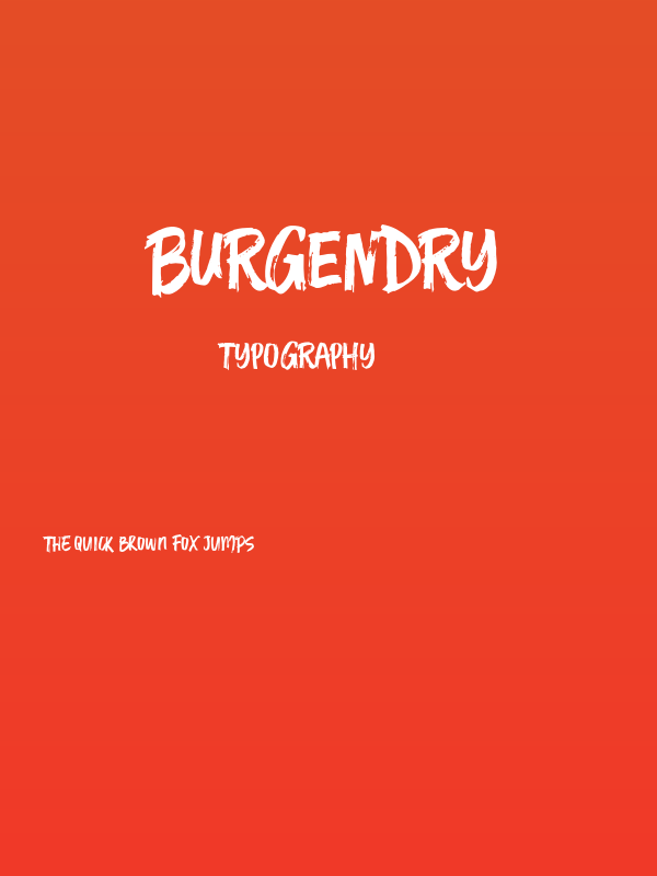Burgendry Poster
