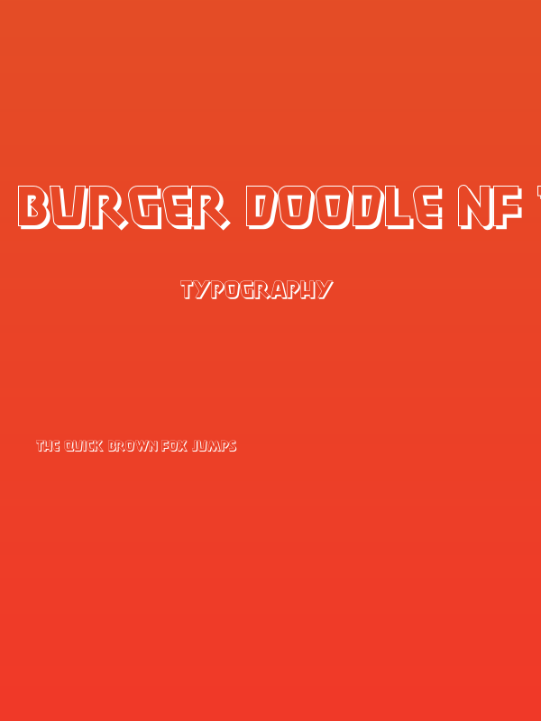 Burger Doodle NF Two Poster