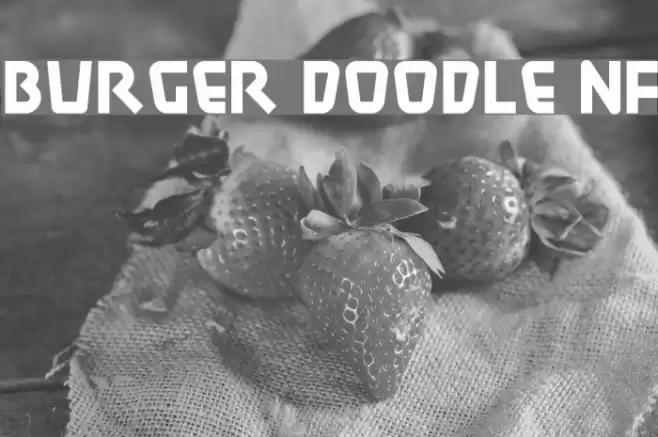 Burger Doodle NF Font examples