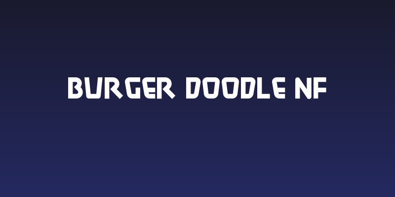 Burger Doodle NF Social Header