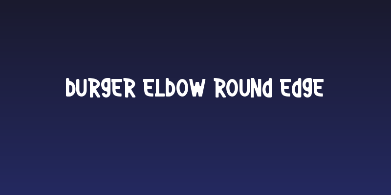 Burger Elbow Round Edge Social Header