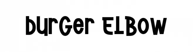 Burger Elbow  Frei Schriftart Herunterladen