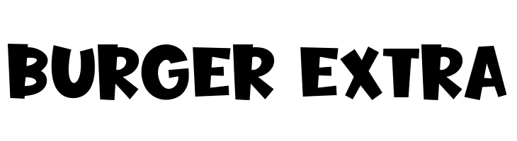 Burger Extra  Free Fonts Download