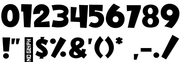 Burger Extra Font OTHER CHARS