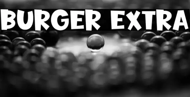 Burger Extra Font examples