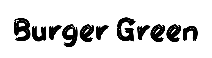 Burger Green  Free Fonts Download