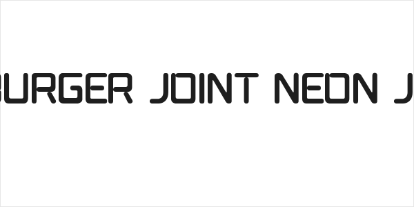 Burger Joint Neon JL Logo