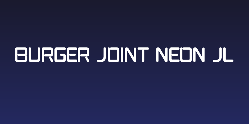 Burger Joint Neon JL Social Header