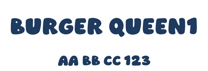 Burger Queen1 Font Preview