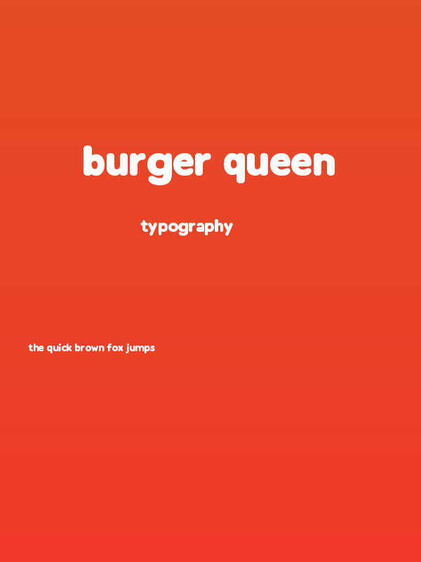 Burger Queen Poster