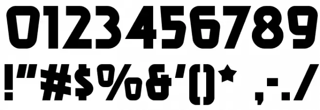 BurgerDoodleNF Font OTHER CHARS