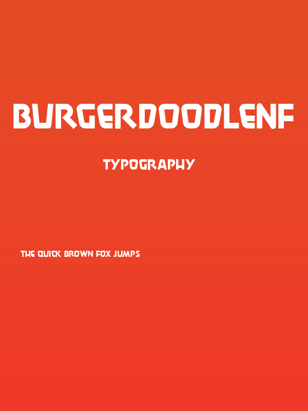 BurgerDoodleNF Poster