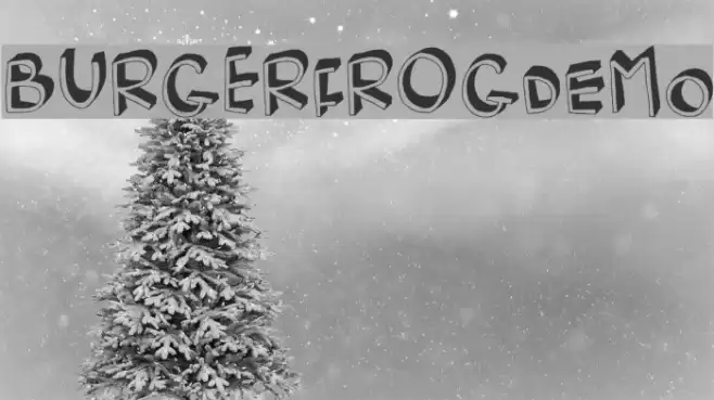 BurgerFrogDEMO Font examples