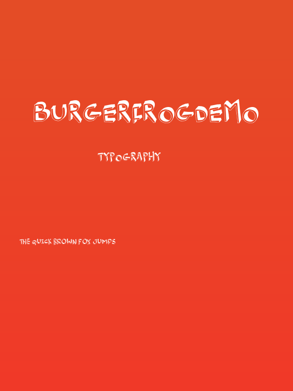 BurgerFrogDEMO Poster