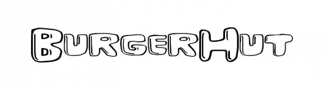 BurgerHut  font caratteri gratis