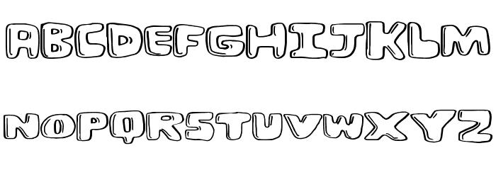 BurgerHut Font LOWERCASE