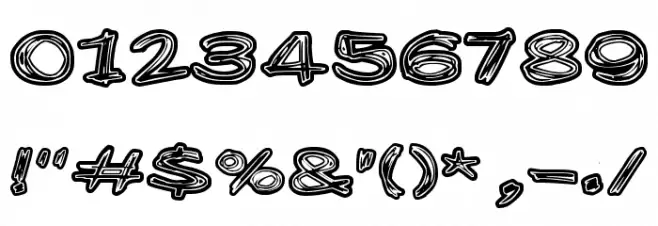 Burgerbuzz Font OTHER CHARS