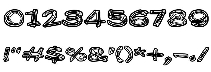 Burgerbuzz Font OTHER CHARS