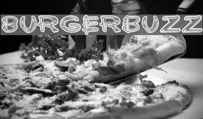 Burgerbuzz Font examples
