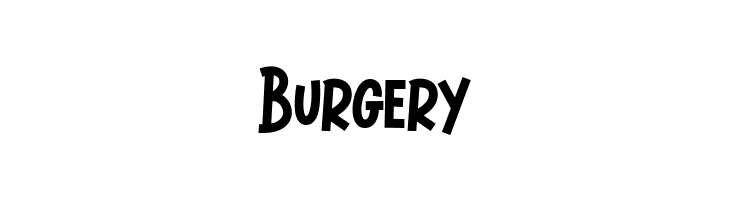 Burgery  font caratteri gratis