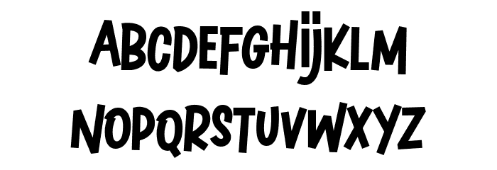 Burgery Font LOWERCASE
