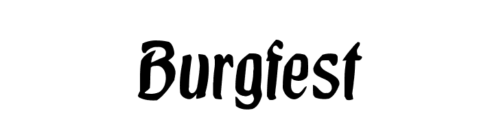 Burgfest Font