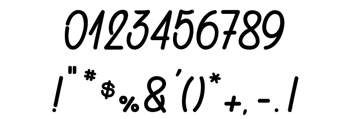 Burglar Font OTHER CHARS