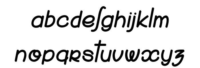 Burglar Font LOWERCASE