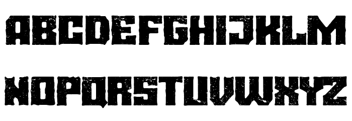 Burgos city Font LOWERCASE