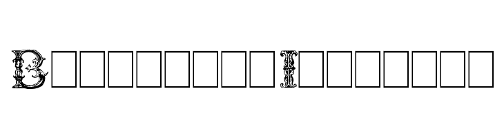 Burgoyne_Initials Font