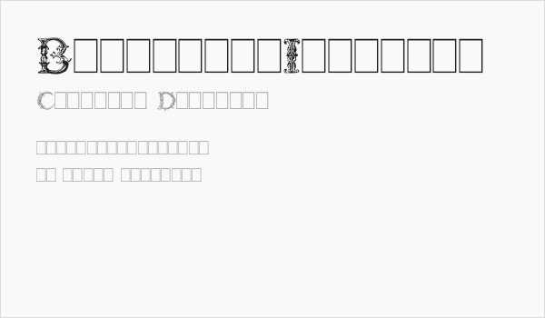 Burgoyne_Initials Business Card