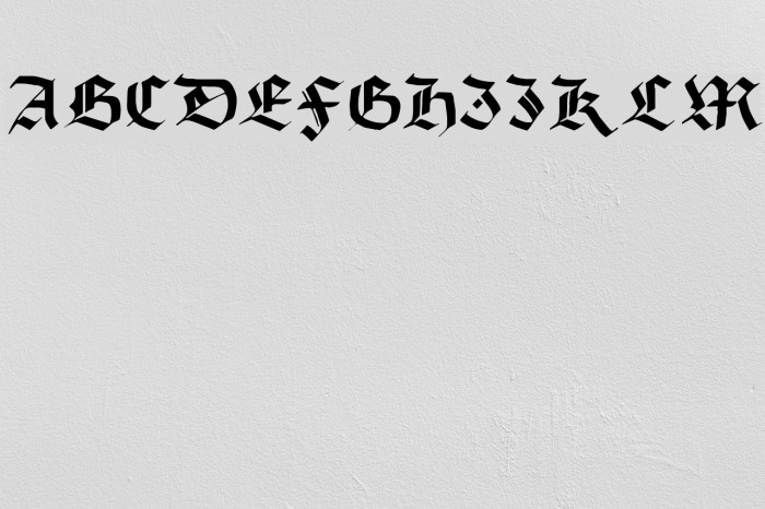 Burgundian Font examples