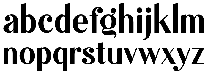 Burgundy DEMO Font LOWERCASE