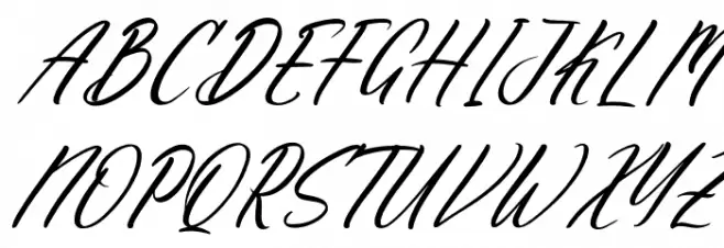 Burgundy Deception DEMO VERSION Italic Font UPPERCASE