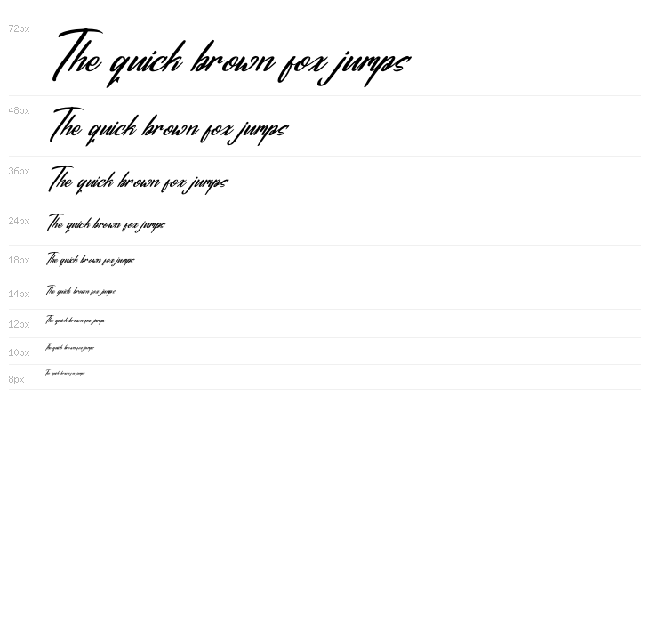 Burgundy Deception DEMO VERSION Italic Waterfall