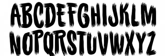 BuriedBeforeBB Schriftart Groß