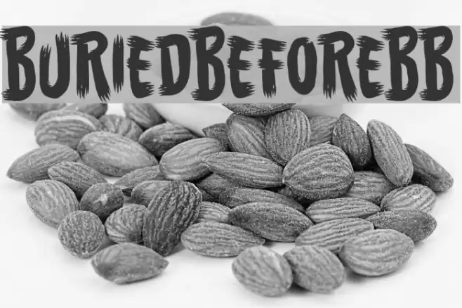 BuriedBeforeBB Font examples