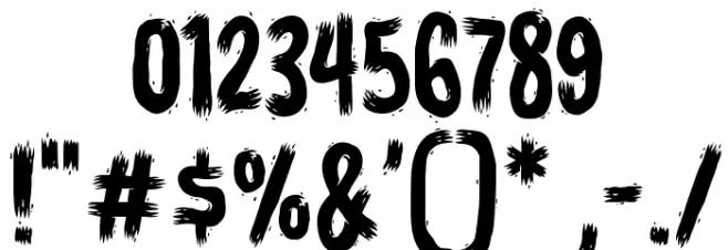 BuriedBeforeBugsBB Font OTHER CHARS