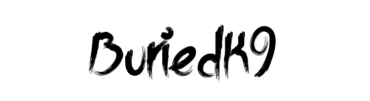 BuriedK9  font caratteri gratis
