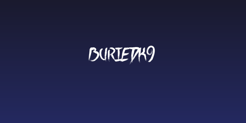 BuriedK9 Social Header