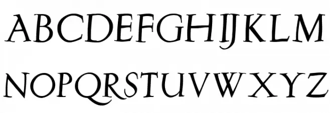 Burklein-Oblique Fonte MAIÚSCULAS