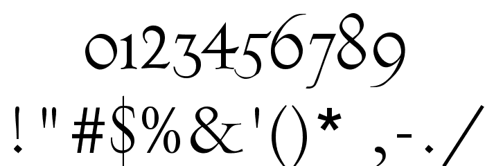 Burklein Font OTHER CHARS