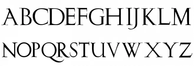 Burklein Schriftart Groß