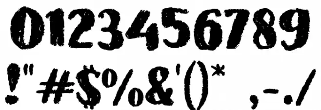 Burled Walnut Font OTHER CHARS