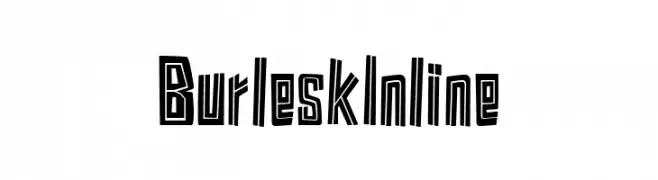 Burlesk Inline  Fuentes Gratis Descargar