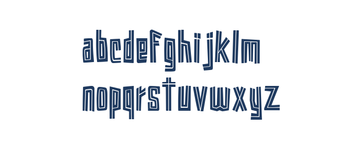 Burlesk Inline Lowercase