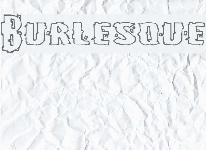 Burlesque Font examples