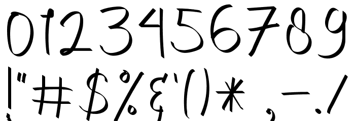 Burlington Font OTHER CHARS